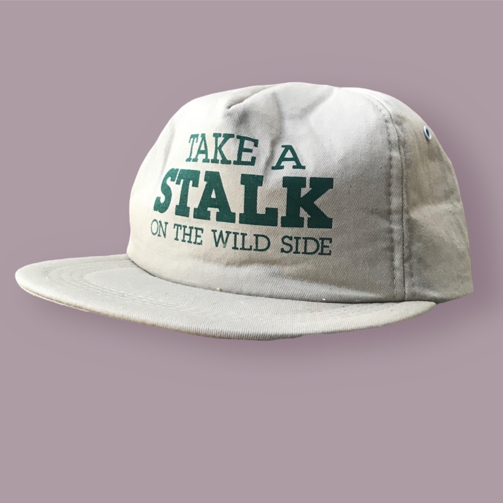 5 for $15 Hunting Cap Take A STALK On The Wild Side Baseball Hat Green Beige